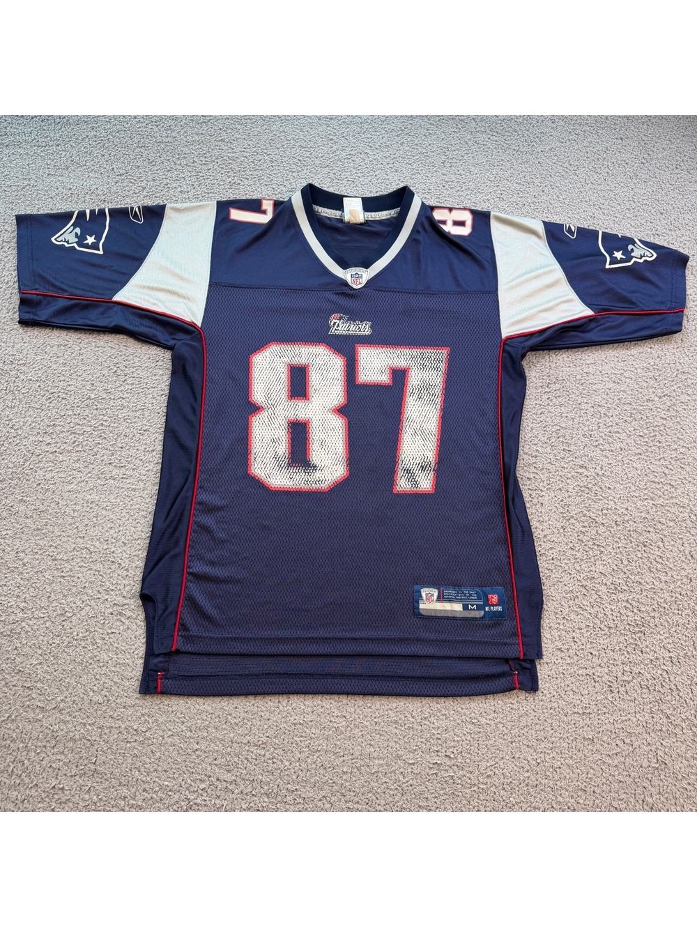 2011 Reebok Rob Gronkowski New England Patriots #87 NFL Jersey Men’s Medium